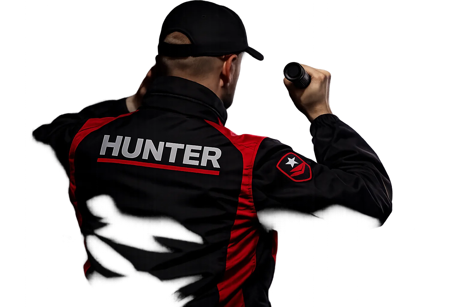Vigilante Hunter Security em ronda noturna